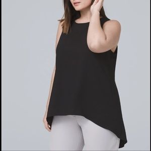 White House Black Market Sleeveless Blouse Tunic